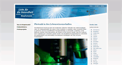 Desktop Screenshot of biophotonik.org